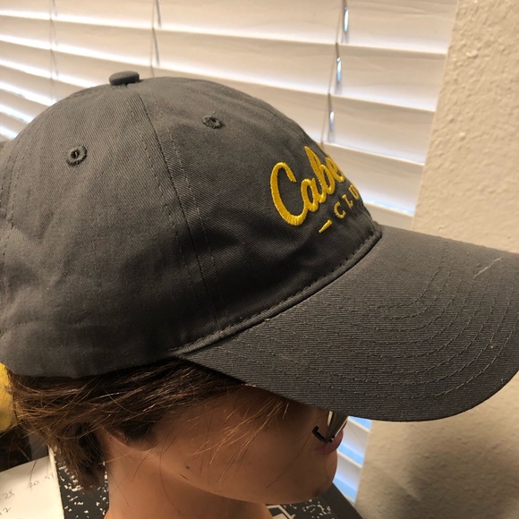 Cabela's Strapback Embroidered Baseball Hat Cap Green One Size Adjustable - Picture 2 of 11